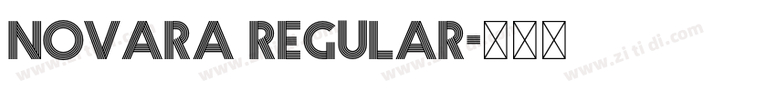 Novara Regular字体转换